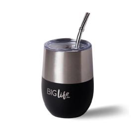 MATE LIFECUP AC.INOX 350cc BLACK 115 ml x 90 ml - BIG LIFE